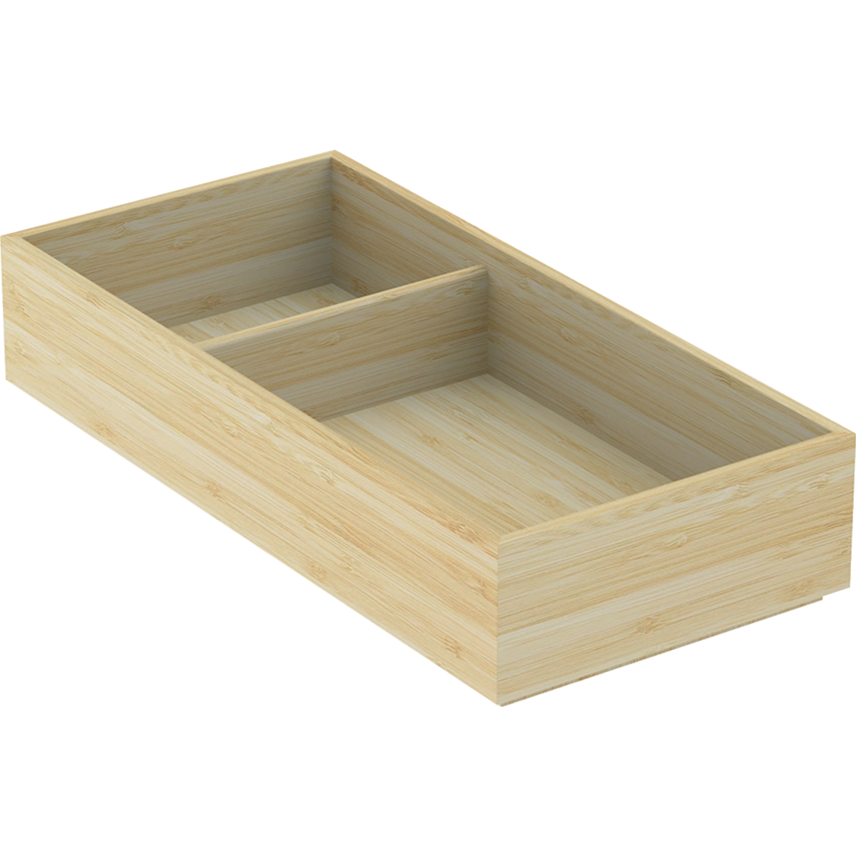 LÅDINDELARE SENSE MODERN ASYMMETRISK H-INDELNING, BAMBU
