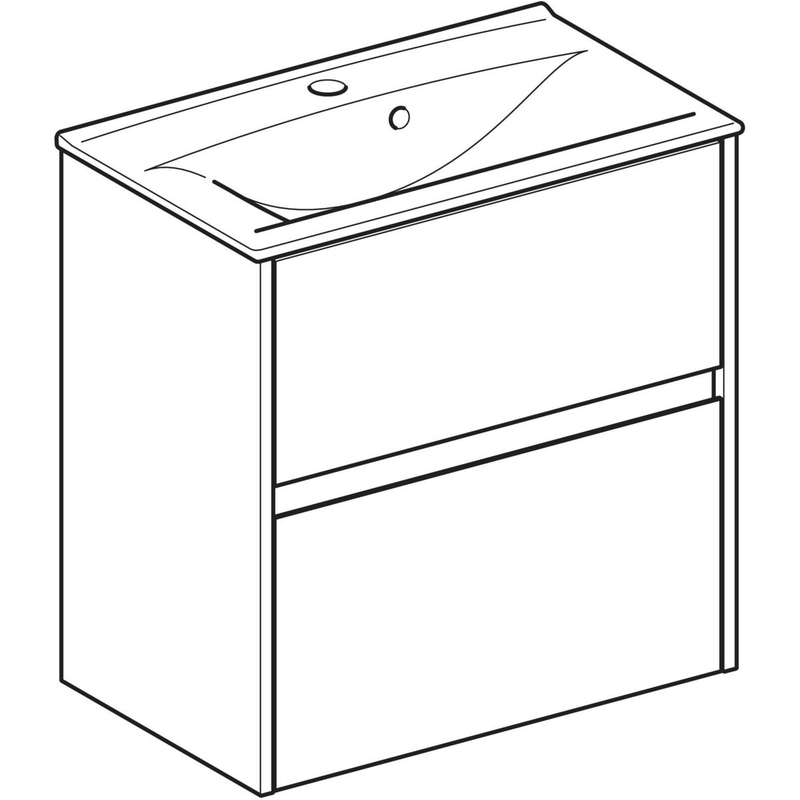 ido Allaskaappipaket sense modern 615x375mm, laat., hiekanharmaa