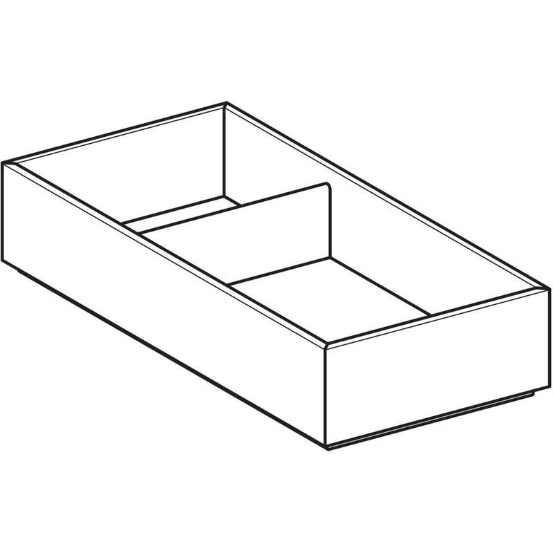 ido Lådindelare sense modern asymmetrisk h-indelning, bambu