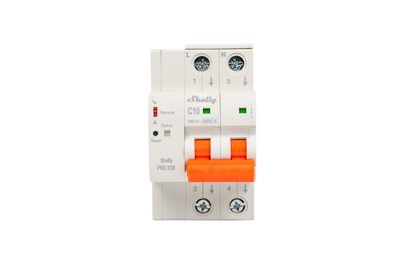 MINIATURE CIRCUIT BREAKER WIFI MCB, 2-POLE, C16, 6 KA