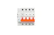 shelly Miniature circuit breaker wifi mcb, 4-pole, c25, 6 ka