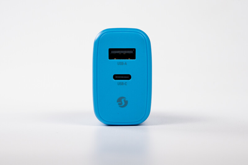 shelly Usb-charger shelly usb-c- ja usb-a, 65w blue