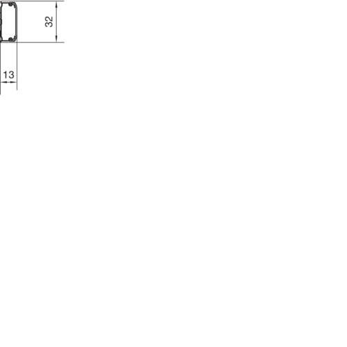 hager Installation trunking tehalit ata1230 pvc 13x32x2100 adh wht