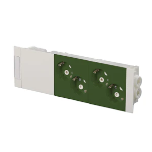 abb Kanaluttag product 4-väg, grön