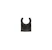 opal Pipe clip 1-pipe opal 12mm black 5pcs