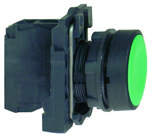 schneider electric Trykknapp grøn 1no1nc