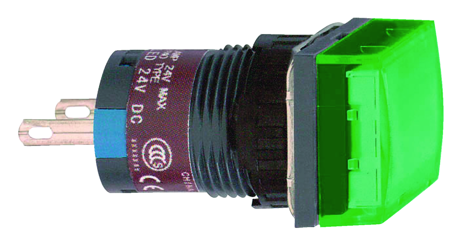 SIGNALLAMPE GRØNN LED 24V