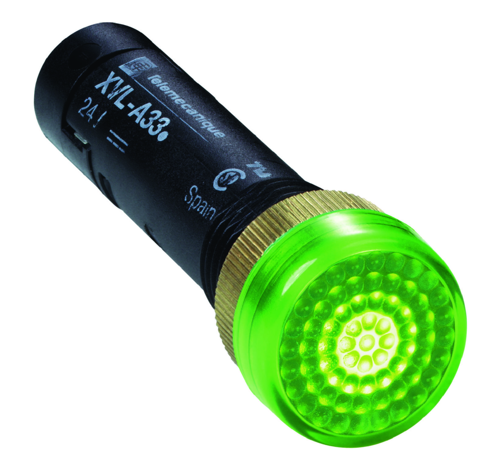 DIODELAMPE 12MM 24V GRØNN XVLA333