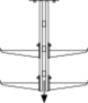 CEILING BRACKET WIBE 20F/1000 HOT-DIP GALVANIZED