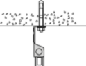 TAKFÄSTE WIBE W10S-300 PRE-GALVANIZED