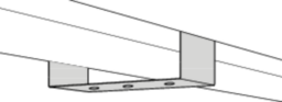 wibe Luminaire fixing bracket wibe w25 40-100 pz