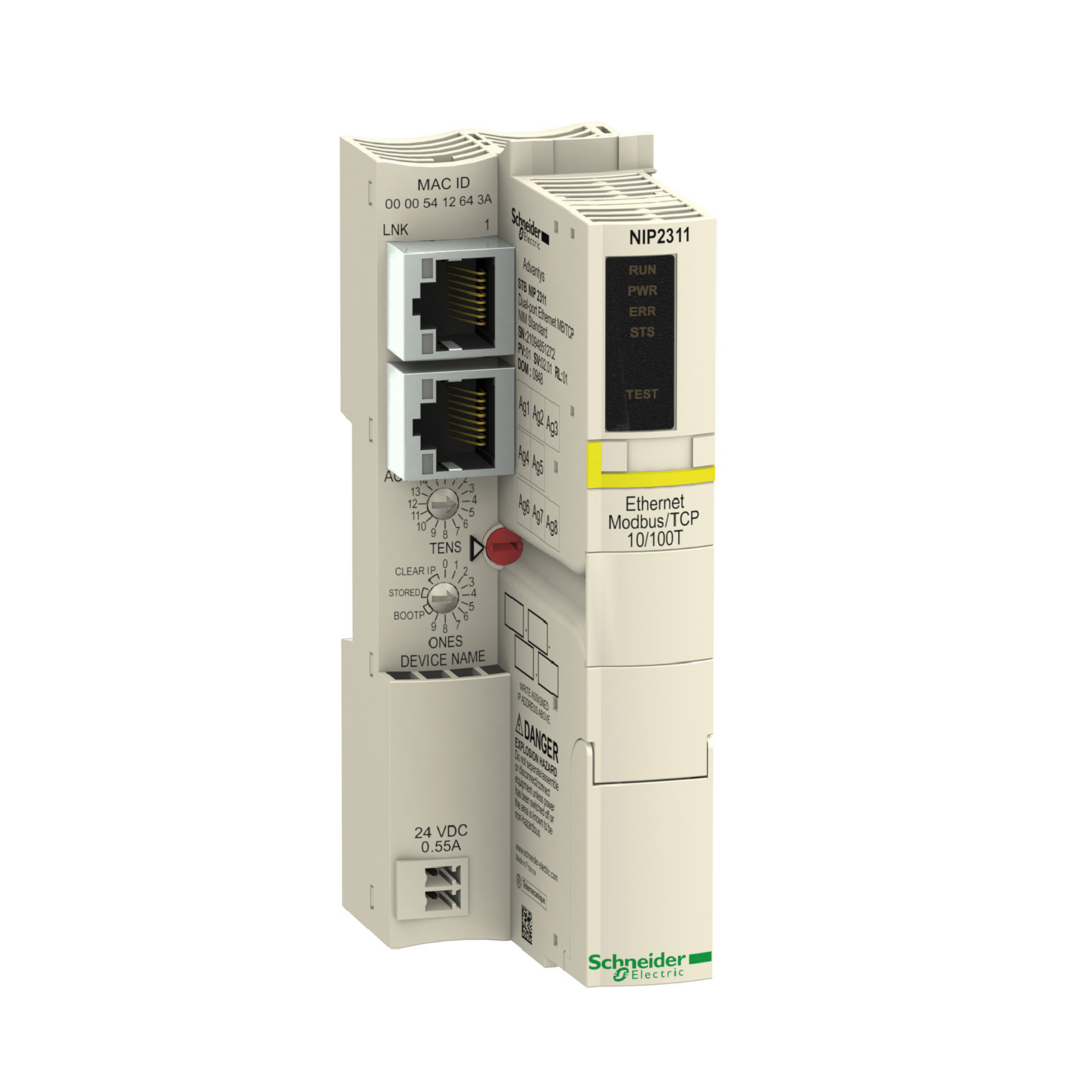 STB ETHERNET TCP/IP MED SWITCH