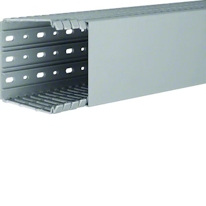 hager Slisset ledningskanal 100x100mm grå 2m