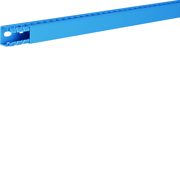 Slisset Ledningskanal 25x25mm Blå 2m