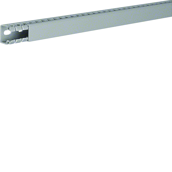 Slisset Ledningskanal 25x25mm Grå 2m