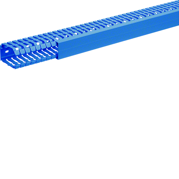Slisset Ledningskanal 60x40mm Blå 2m
