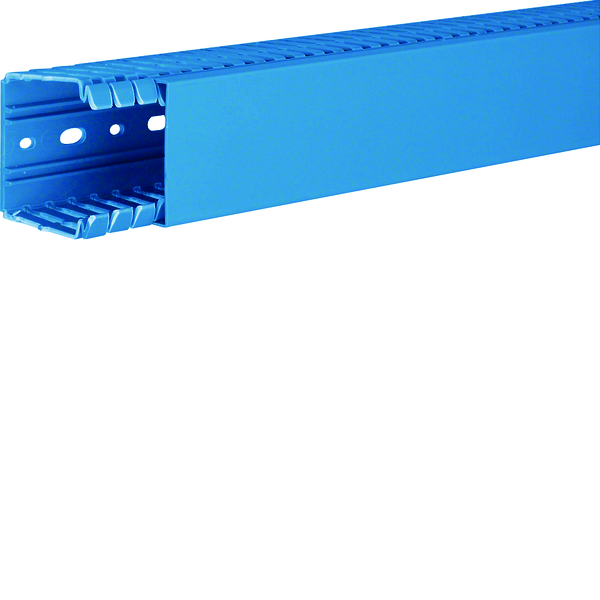 Slisset Ledningskanal 60x60mm Blå 2m