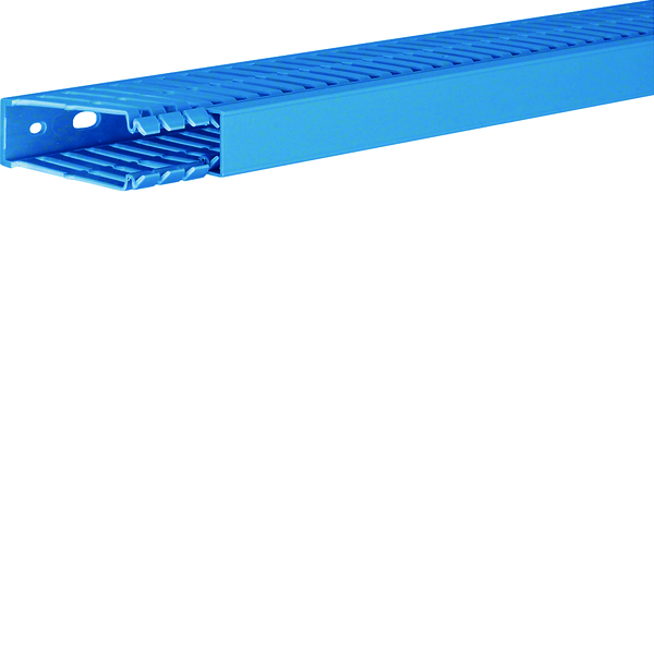 Slisset Ledningskanal 80x25mm Blå 2m