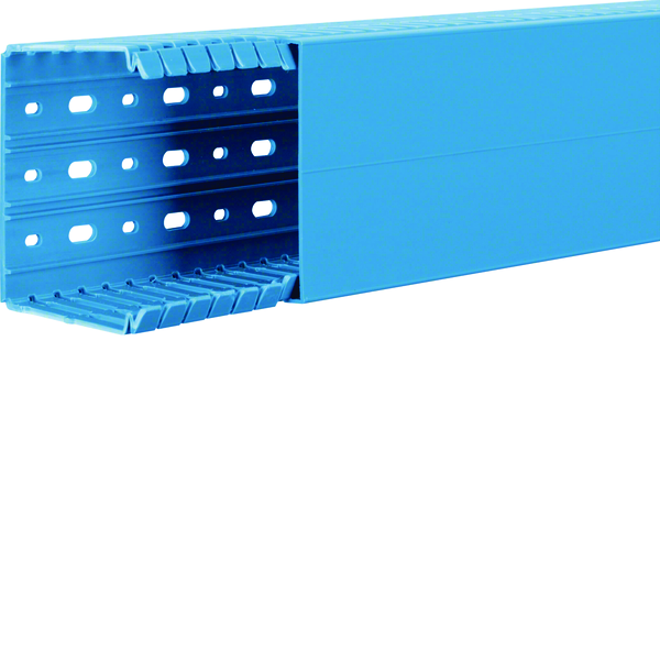 Slisset Ledningskanal 80x100mm Blå 2m