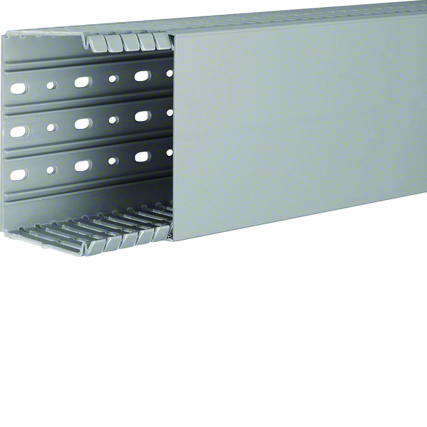 hager Slisset ledningskanal 80x120mm grå 2m