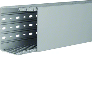 hager Slisset ledningskanal 80x120mm grå 2m
