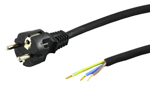 axjo kabel Cord sets axjo kabel 2308 h05rr-f 3g1,5 black 2,5m