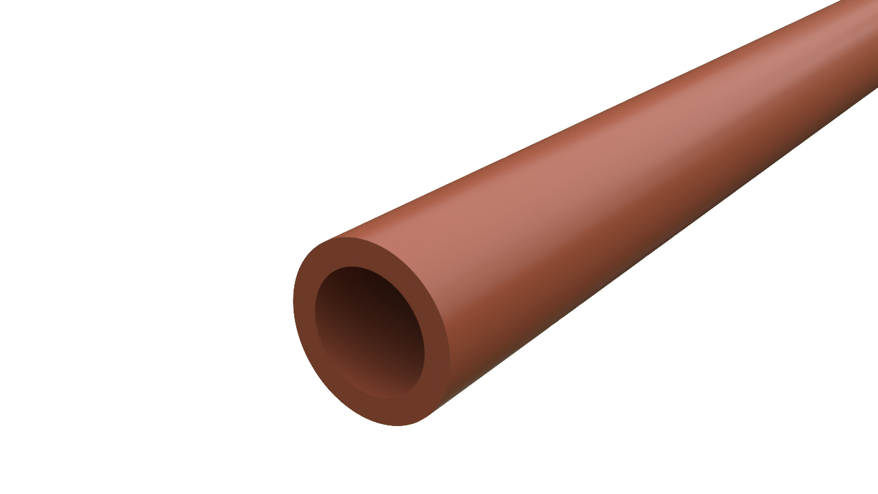 TUB DBS 1X7/3,5MM BRUN .