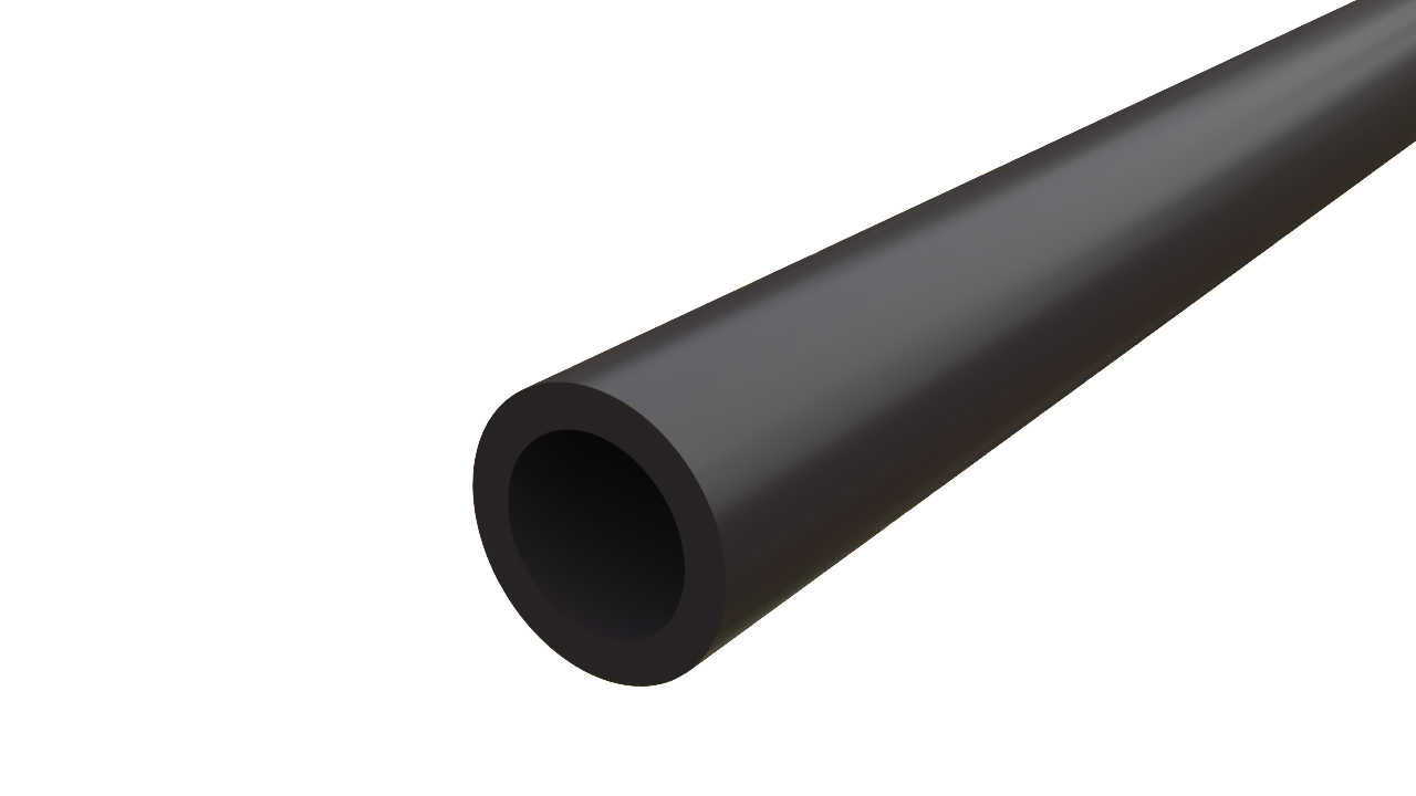 TUB DBS 1X7/3,5MM SVART .