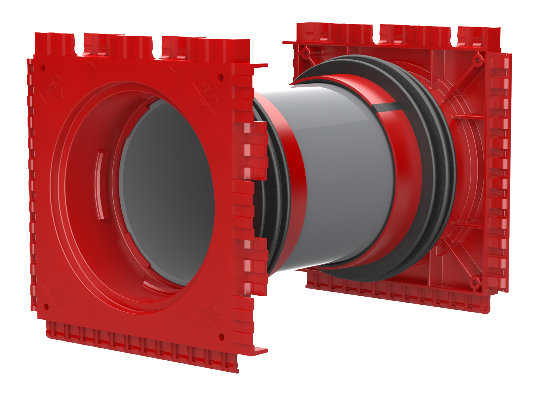 INSATSRAM DUBBEL D90 L250