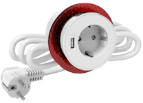 BORDSUTTAG SCHUKO 1XUSB A VIT