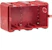hager Wall box r.8 2f. f. 18721020 red