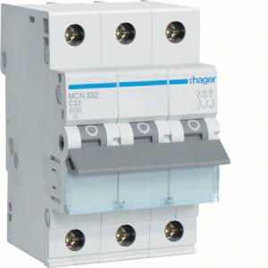 hager Minibrytare c 3-p 32a 6ka