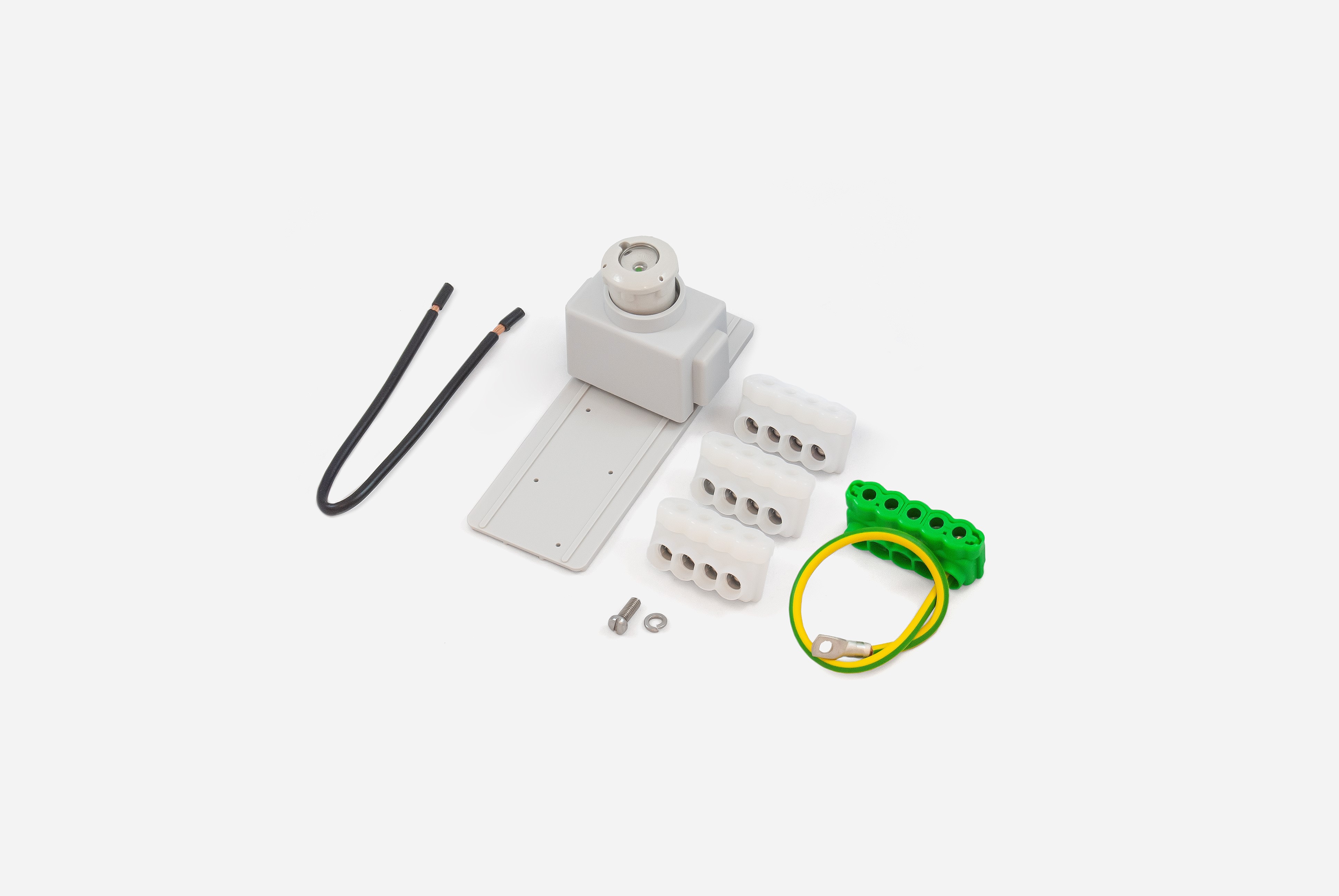 STOLPINSATS 4-LED 4A CUAL