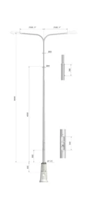 moramast Stolpe mmabs 60d25