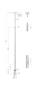 moramast Stolpe mmabs 80 x0