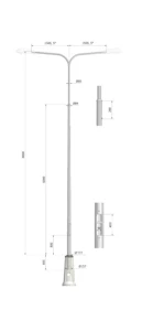 moramast Stolpe mmabs 80d15