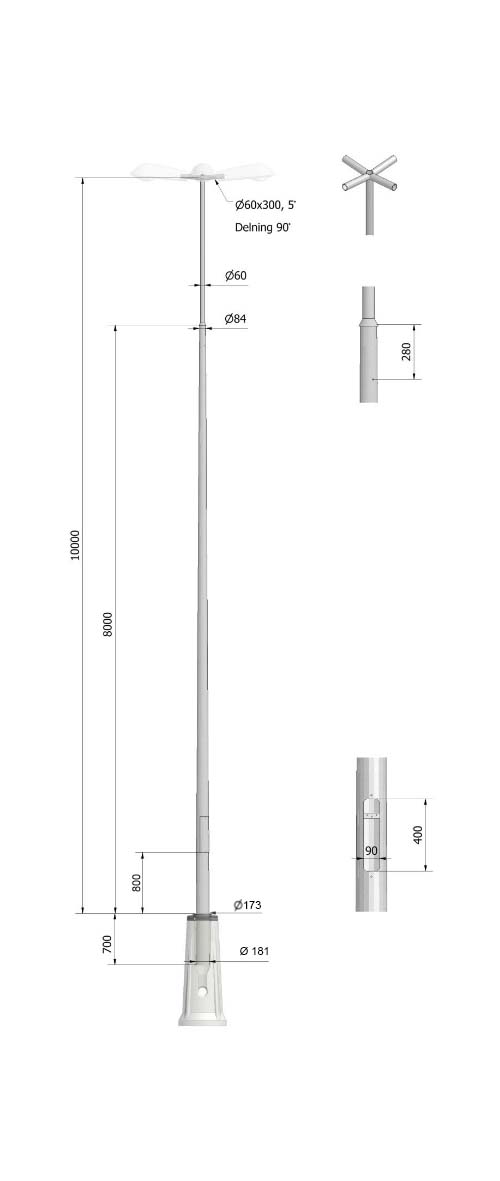 STOLPE MMABS 100X0