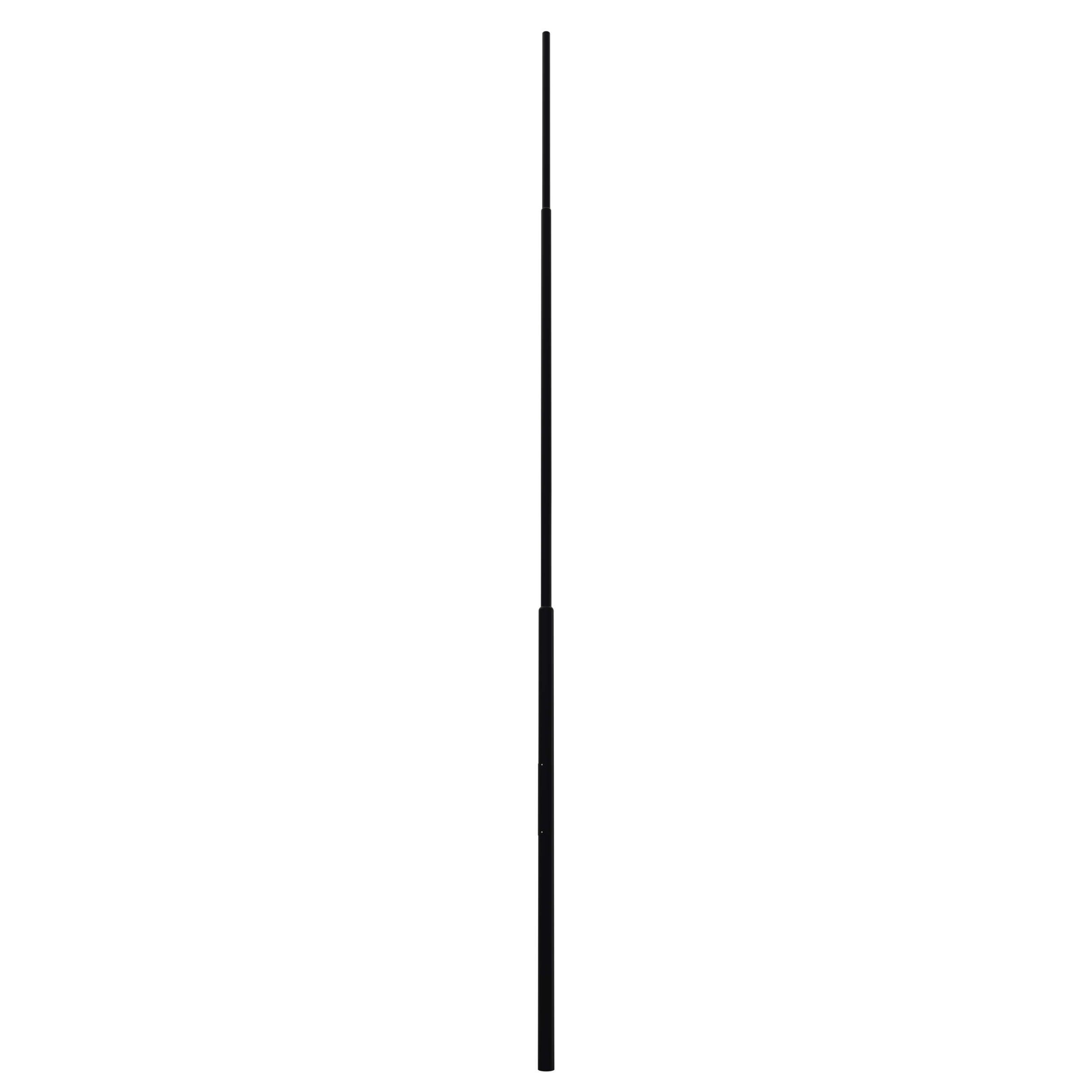 RAKSTP MMSH60 E0 PL9005 STÅLSTOLPE CE-MÄRKT LPH 6M