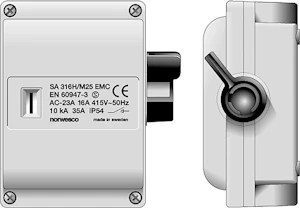 norwesco Säkerhetsbrytare sa316h/m25emc