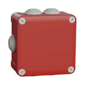 schneider electric Brandlarmsdosa 105x105x55 röd