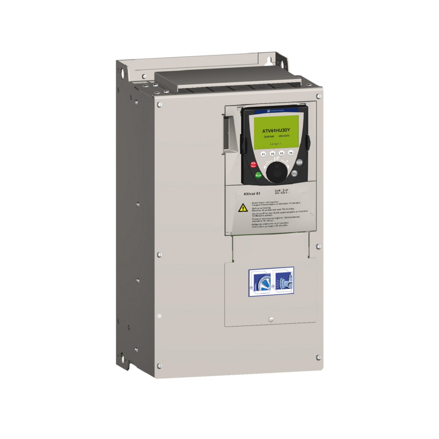 schneider electric Frequency converter ip20 atv61hd22n4/22kw 380-480v