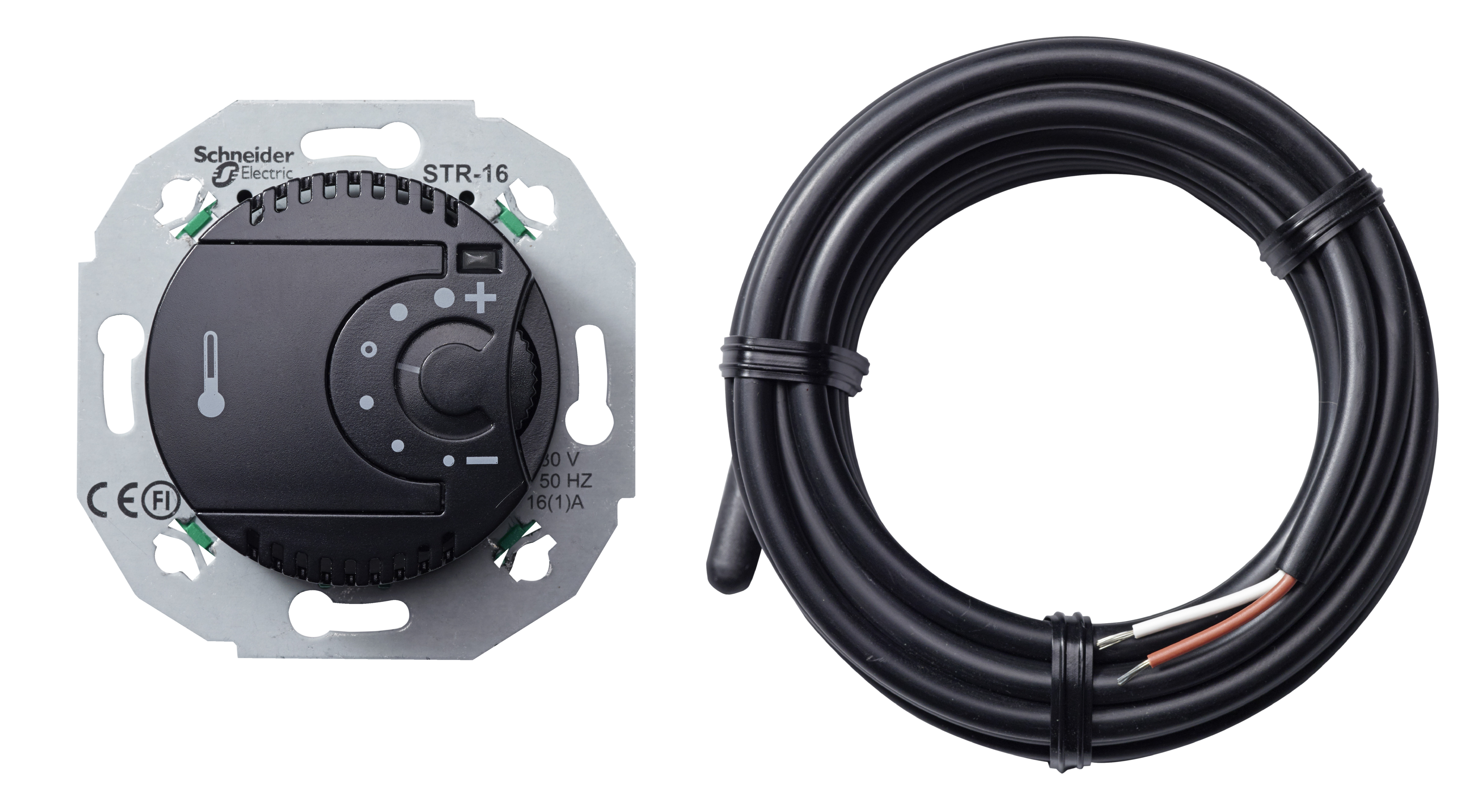 schneider electric Lattiatermostaatti renova ltf-16 musta