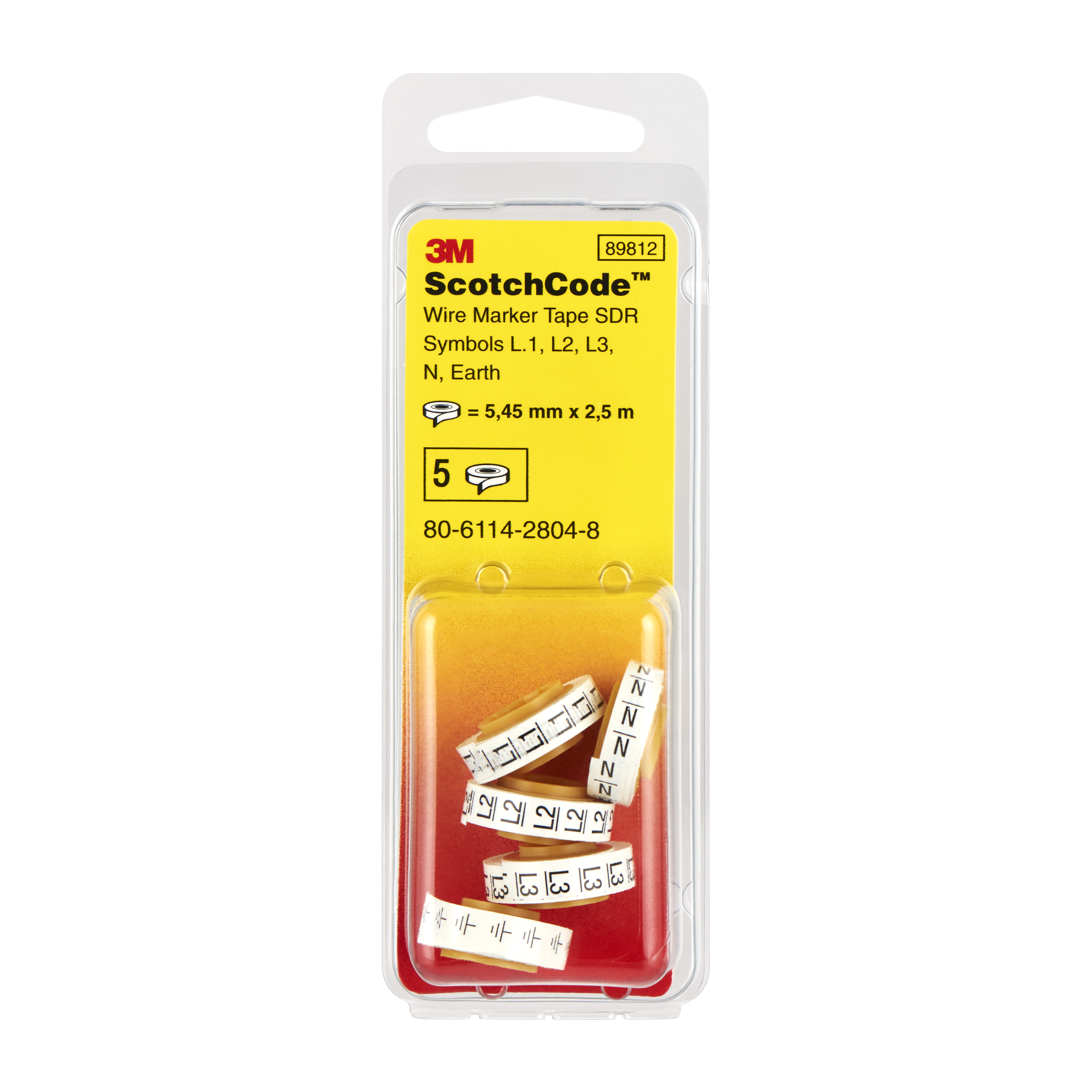 MÄRKTEJP SDR L1-L3, N, J,REFIL