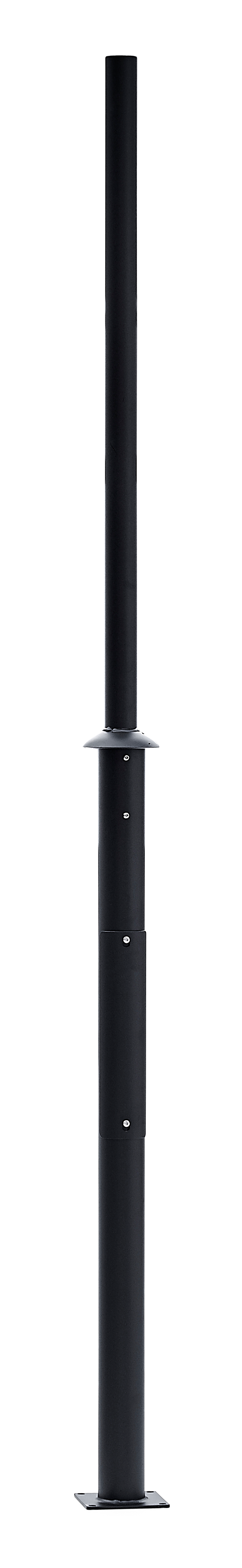 STOLPE FAST 2150MM SVART