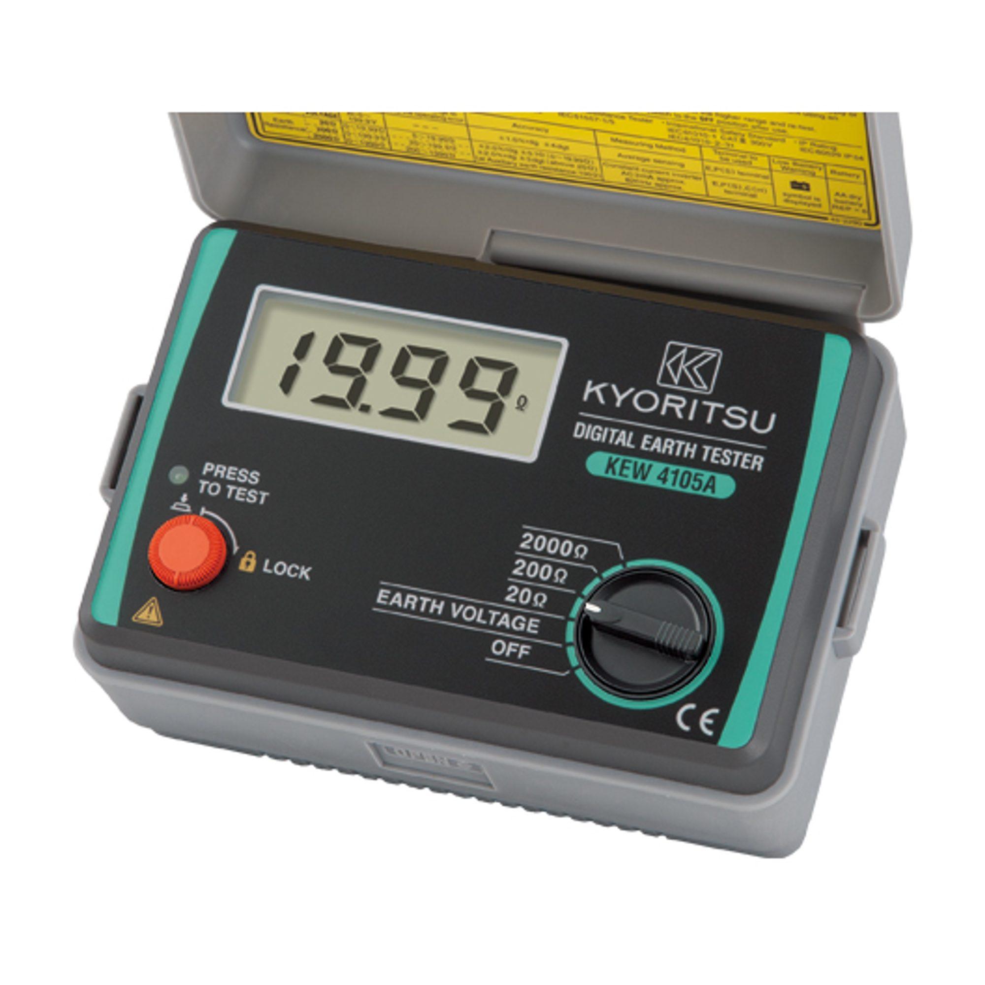 JORDRESISTANSMÄTARE KYORITSU 4105