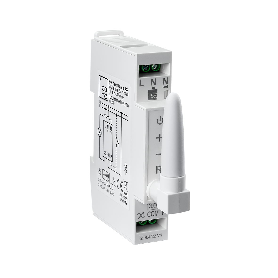 LEDDIM SMART DIN 2-POL 3.0