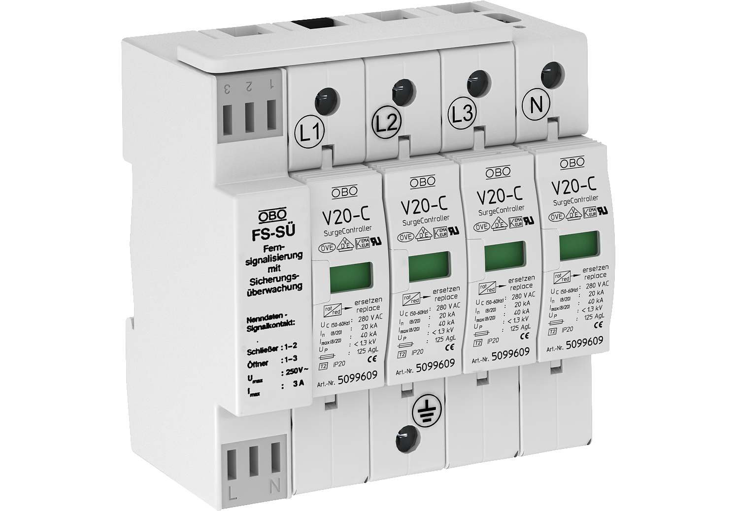 ÖVERSPÄNNINGSSKYDD V20C4FSSU280