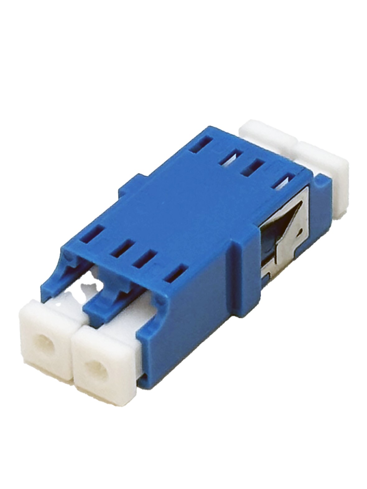 ADAPTER LC DUPLEX U FLÄNS BLÅ