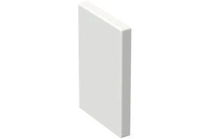 wibe norge Endestykke 110/72 hvit ral9003