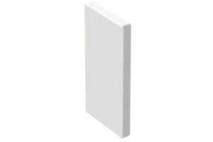 wibe norge Endestykke 130/72 hvit ral9003